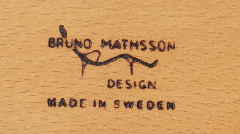 FÅTÖLJ "Eva", Bruno Mathsson, Mathsson International, Värnamo, 1900-tal.