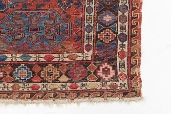 An antique Soumak carpet, East cucasus, ca 184 x 124 cm.