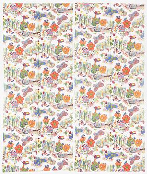Josef Frank, gardiner, ett par, "Butterfly", Firma Svenskt Tenn.