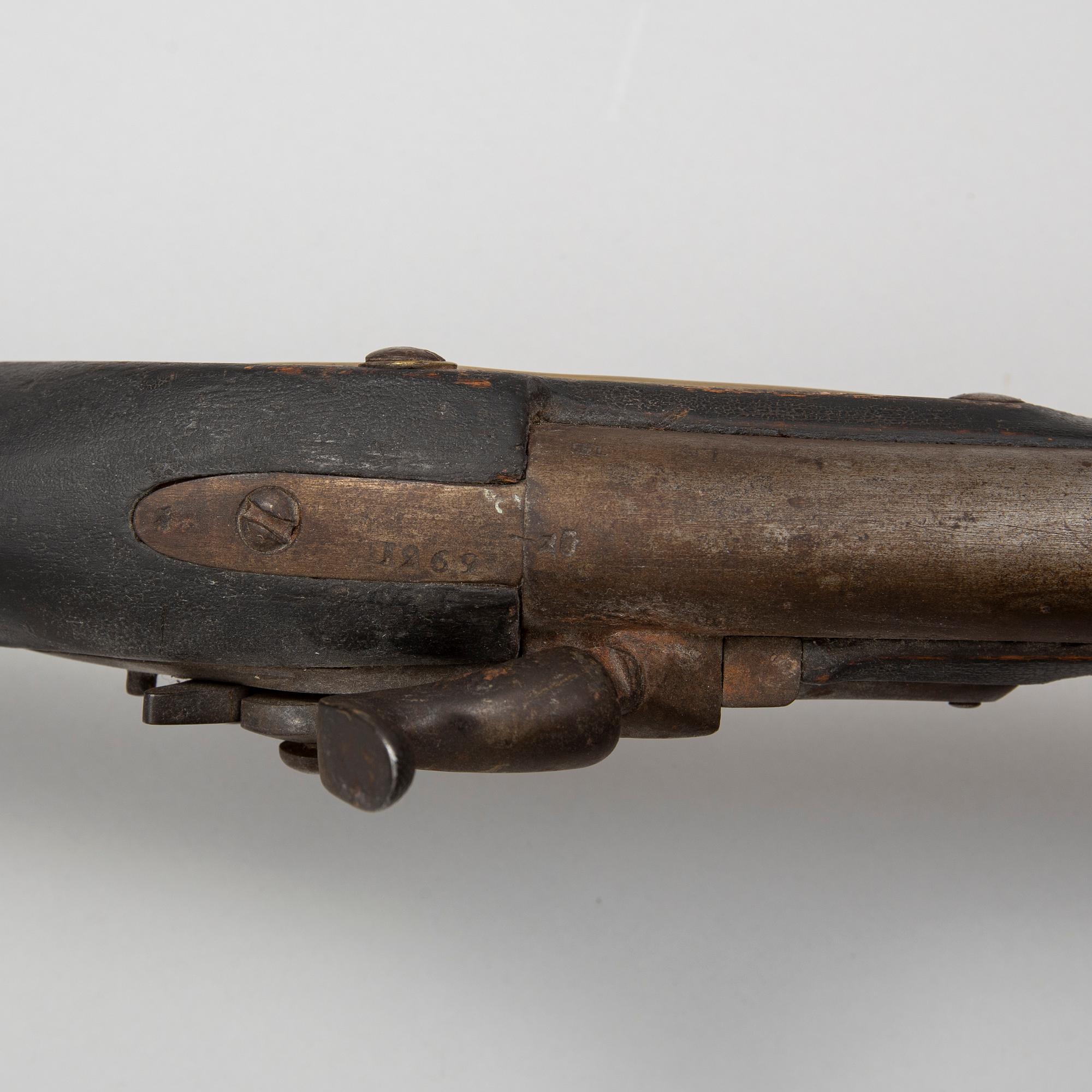 SLAGLÅSGEVÄR norskt, reparationmodell 1774-1857.