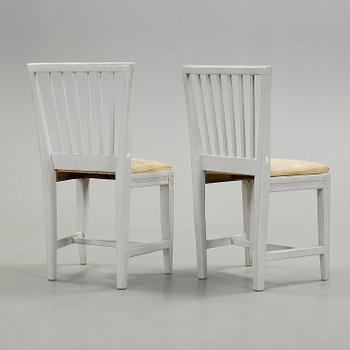STOLAR, ett par, gustaviansk provins, 1700-tal.