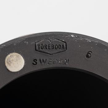 Bordslampor, ett par, lergods, Töreboda, 1960/70-tal.