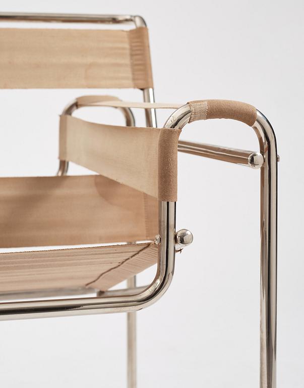 Marcel Breuer, a "B3", easy chair, Standard Möbel, Germany ca 1927-1928.