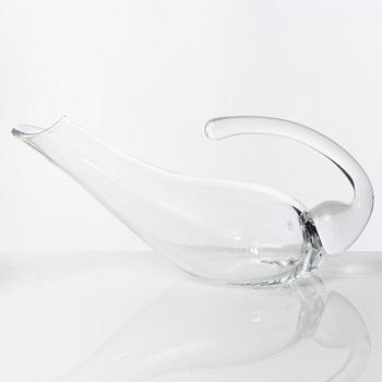 Reijmyre Glasbruk, mattallrikar 7 st, samt karaff, för Operakällaren.