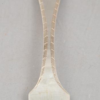 A Swedish Silver Cutlery, model "Svea", CG Hallberg, Stockholm, mostly 1933 (100 pieces).