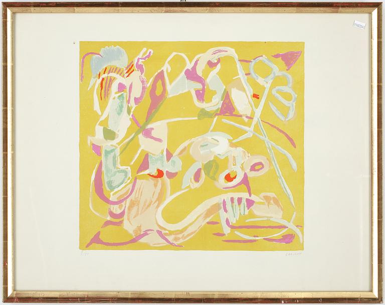 ANDRÉ LANSKOY, färglitografi, signerad och numrerad 2/50.