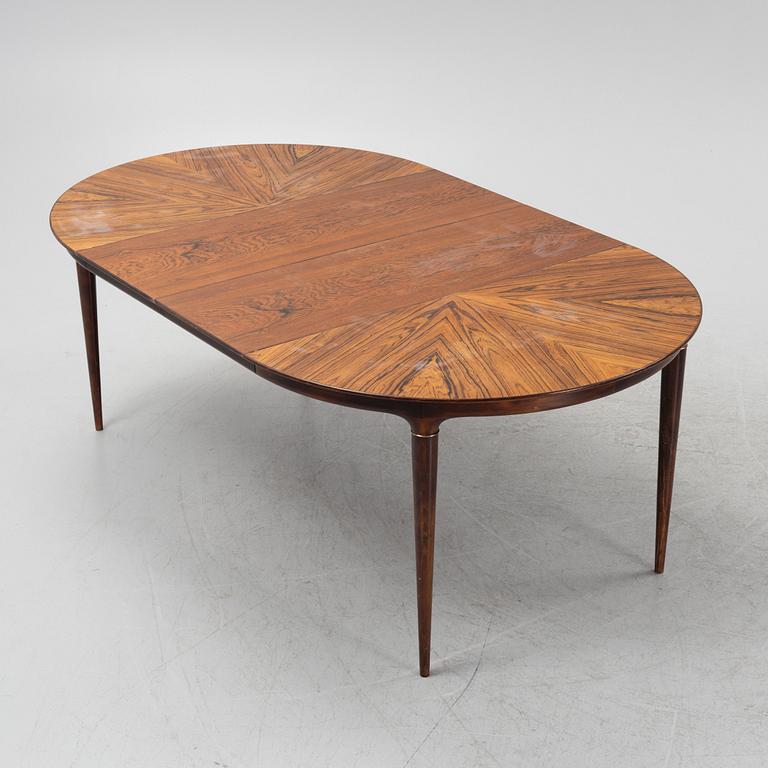Svante Skogh, a 9-piece 'Cortina' dining group, Seffle Möbelfabrik, Säffle, Sweden, 1950's/60's.