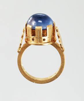 WIWEN NILSSON, ring, Lund 1969, 18k.