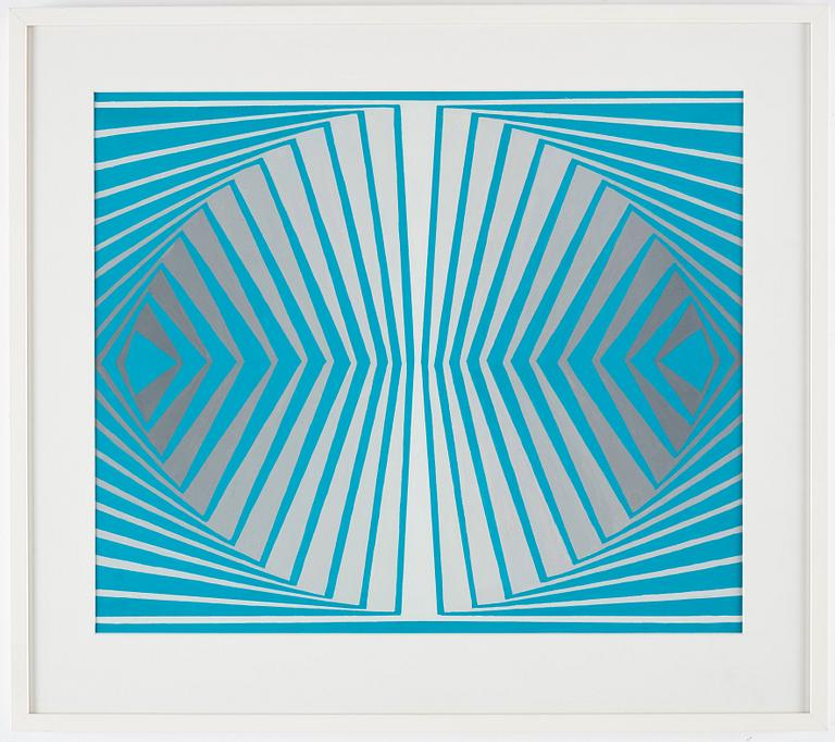 INGER EKDAHL, gouache på papper, signerad a tergo.