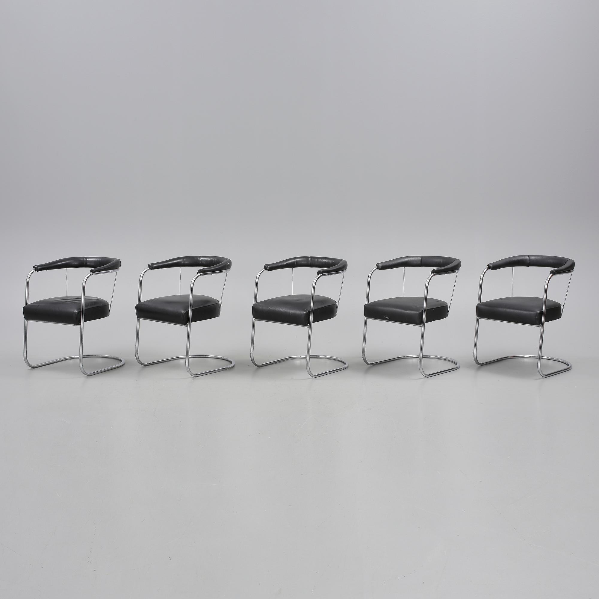 STOLAR, 5 st, Bernard Oliver Percy för Pel Ltd. London, formgivna 1930.