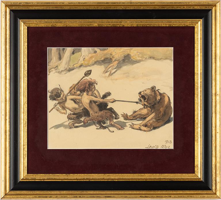 Louis Moe, ".....leg med en ung Björn".