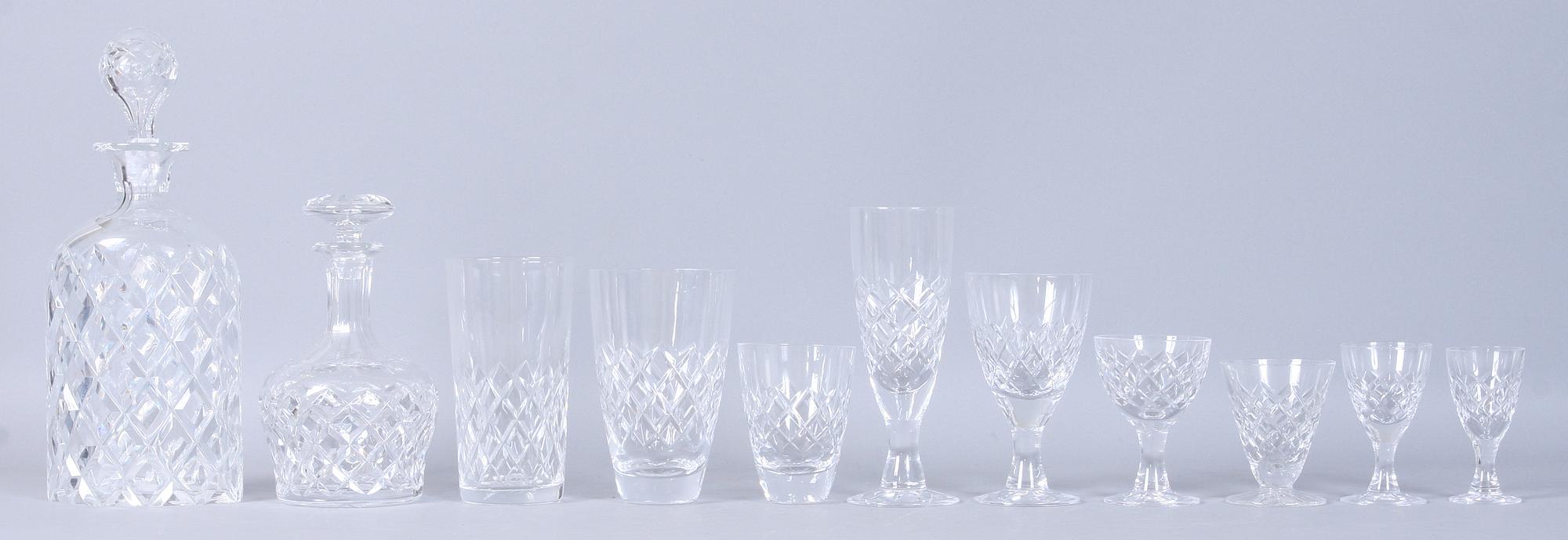 GLASSERVIS, 91 delar, 1900-tal.