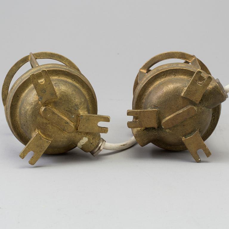 A pair of second half of th 20th century lights.