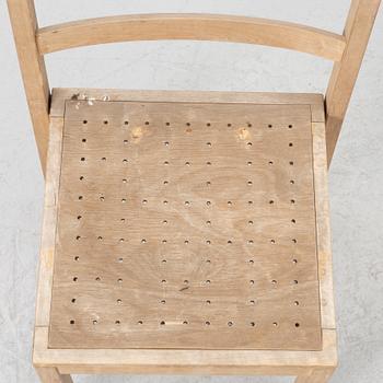 Ella Öström, a set of six chairs, for St. Thomas Church, Vällingby, 1960.