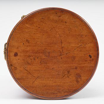 A George III mahogany wine cooler, later part 18th century.