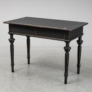 A late 19th century painted table.