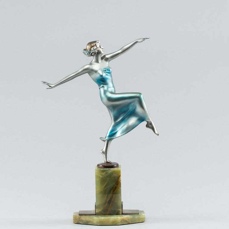 OTTO HAFENRICHTER, Art Deco Bronce sculpture Otto Haffenrichter.