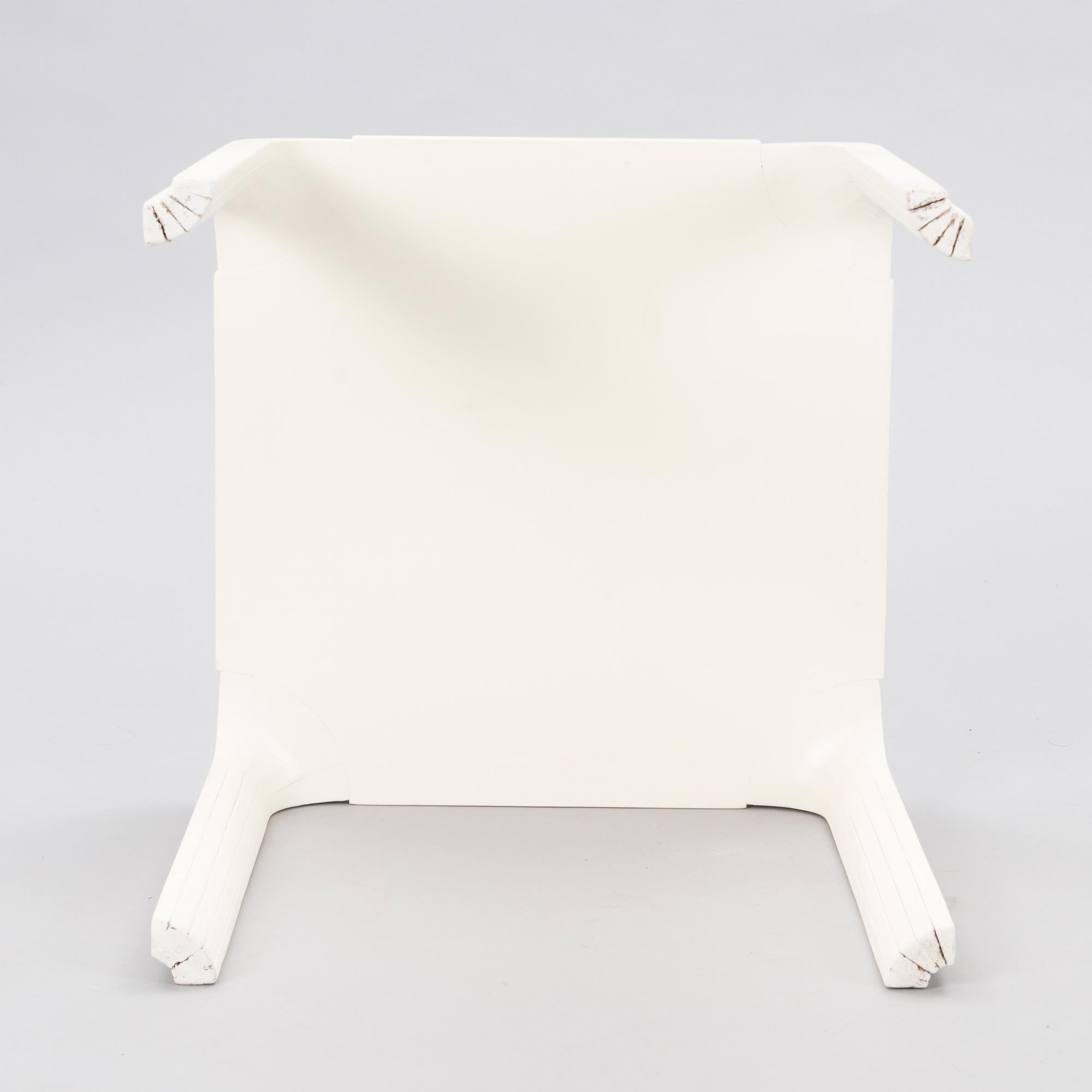 A late 20th century 'X601' stool for Artek, Finland.