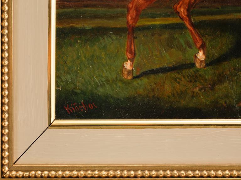 CARL FREDRIK KIÖRBOE, olja på duk. Sign.