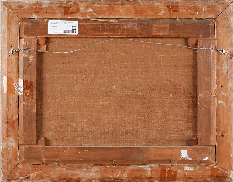 OKÄND KONSTNÄR, olja på duk, Ryssland, sign o dat 1880.