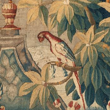 A flemish 'Verdure' tapestry, c. 257 x 413 cm, first halft of the 18th century.