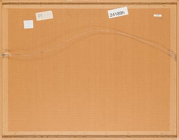Juhani Linnovaara, akvarell och gouache, signerad och daterad -54.