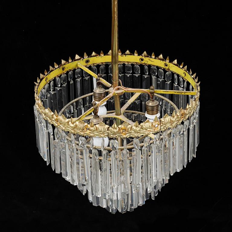 A late 19th century chandelier.