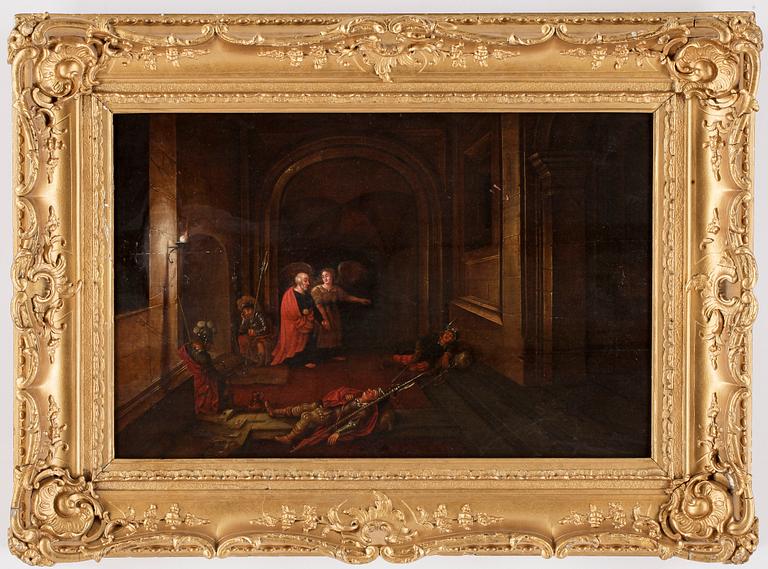 HENDRICK VAN STEENWYCK, Hans art, olja på pannå, otydligt signerad och daterad 16??.