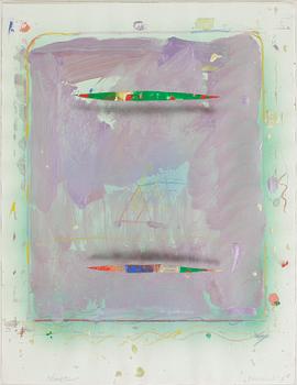 JAMES HAVARD, akryl på papper, signerad och daterad - 74.