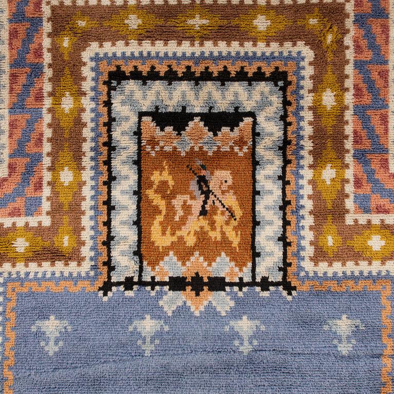 Lina Palmgren, a rug dated 1930, model for for Friends of Finnish Handicraft. Original sketch included.