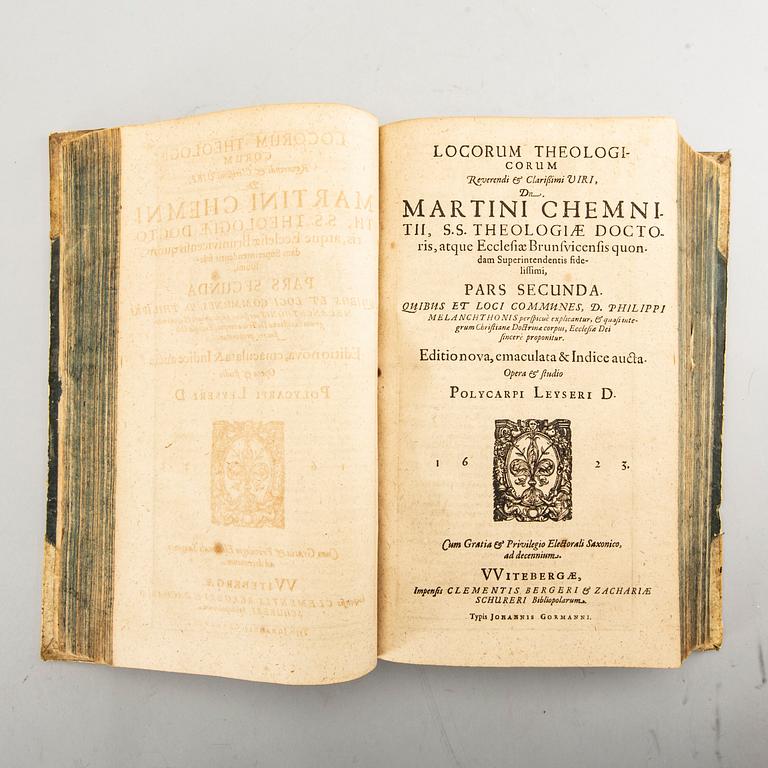 Martin Chemnitz, book, Wittenberg 1623.