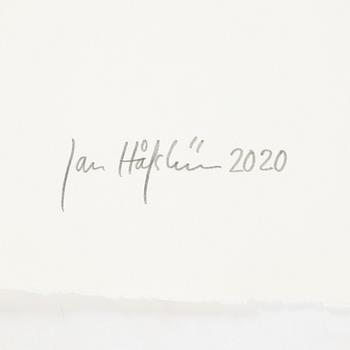 Jan Håfström, etching in colours, 2020, signed 45/50.