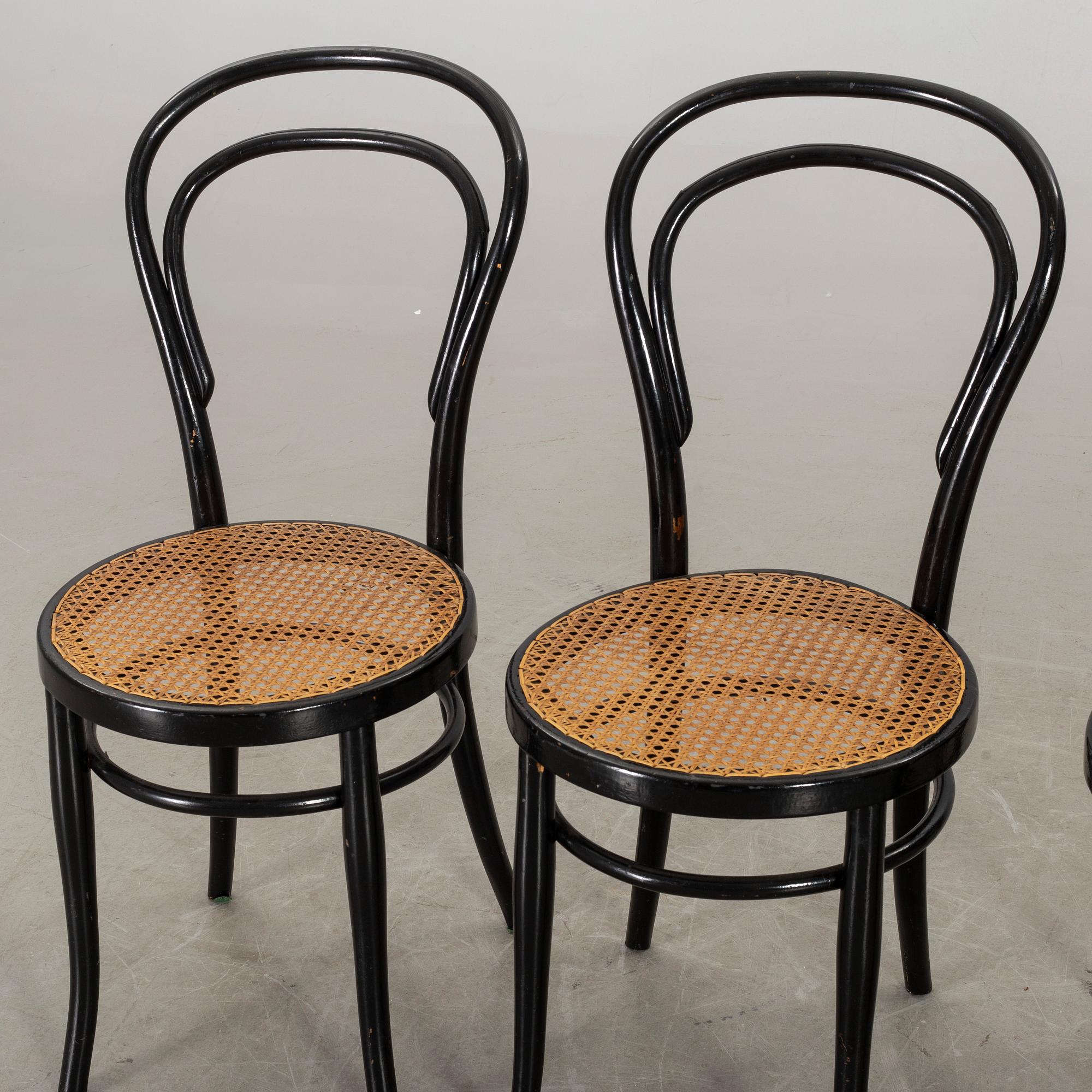 STOLAR, 4 st, Thonet-stil.