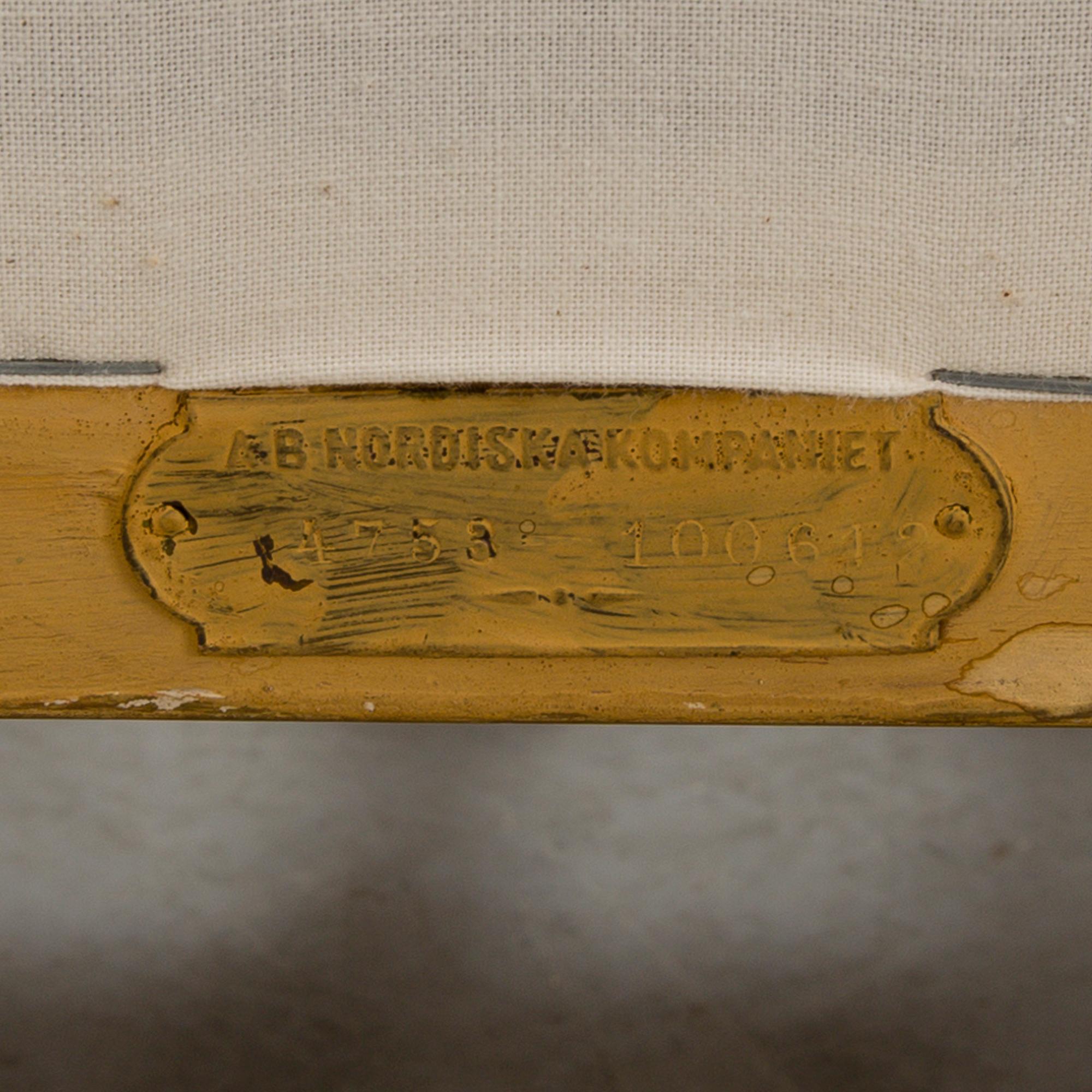 STOLAR, 4 st, Nordiska Kompaniet, empirestil, 1900-talets.