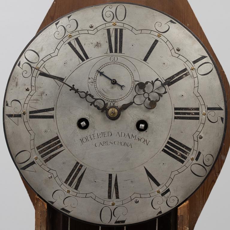 Golvur,  av Johan Fredrik Adamsson (.1729-1789 mästare i Karlskona 1758) Rokoko,