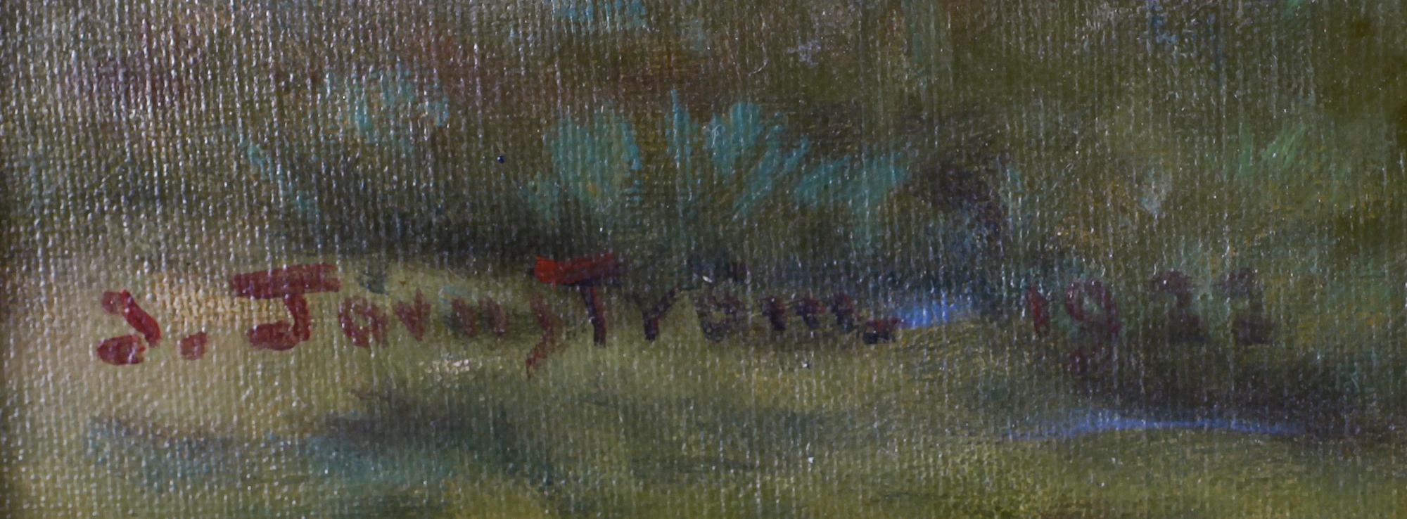 ISIDOR TÖRNSTRÖM, olja på duk, signerad.