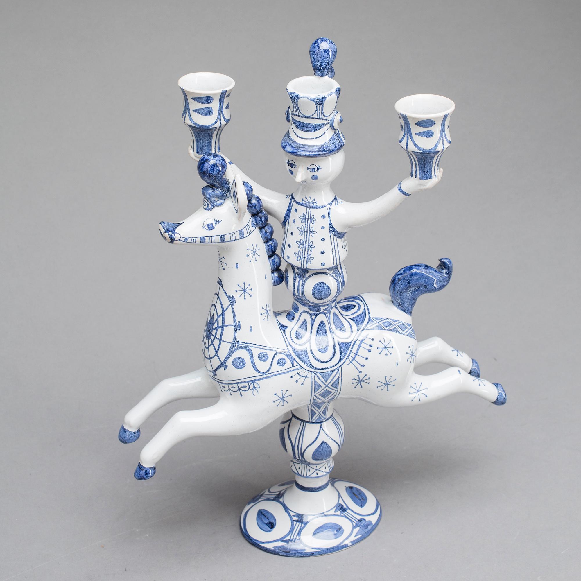 LJUSSTAKE, Björn Wiinblad, Det blaa huset -76.