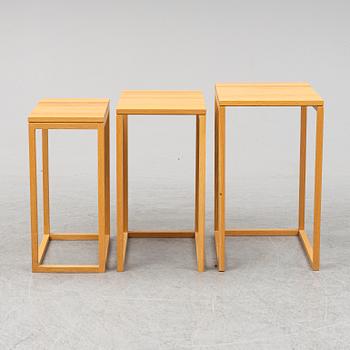 A 'Trio' nesting table by Ulla Christiansson, K Anderson & Söner.