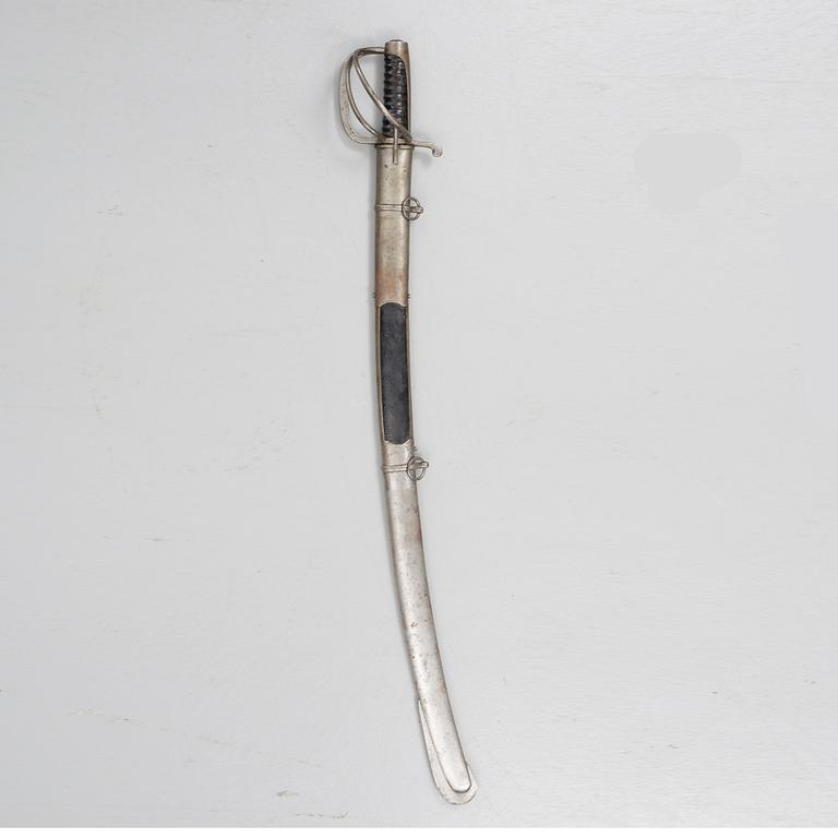 MANSKAPSSABEL, m/1825. Svensk, för kavalleri.
