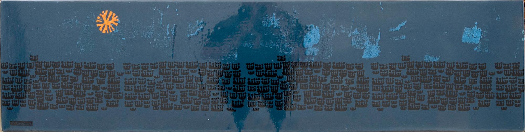 Bengt Berglund, enamel signed Gustavsberg.