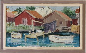 Birger Welander · WELANDER, BIRGER, olja på duk. Sign.