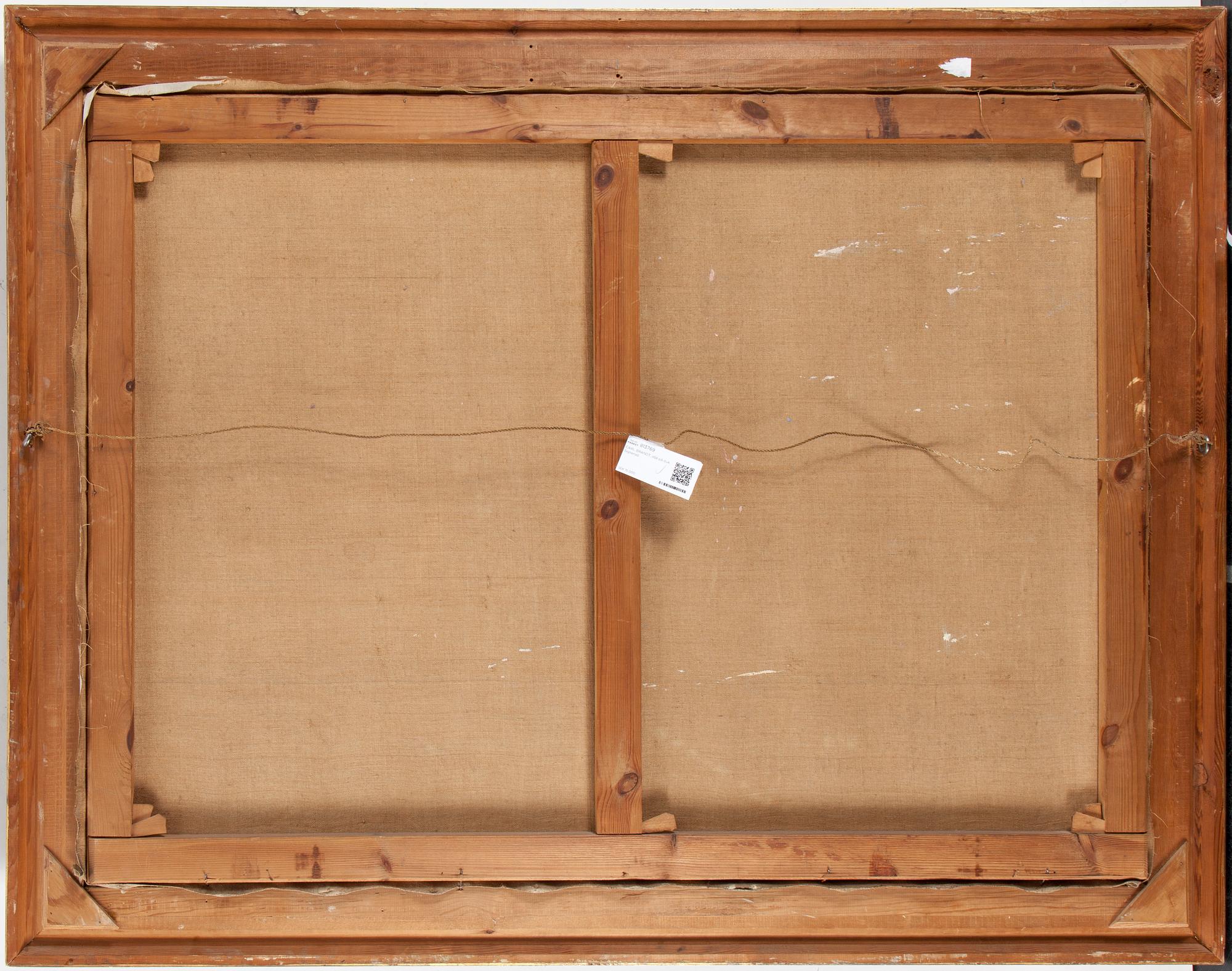 CARL BRANDT, olja på duk. Signerad.