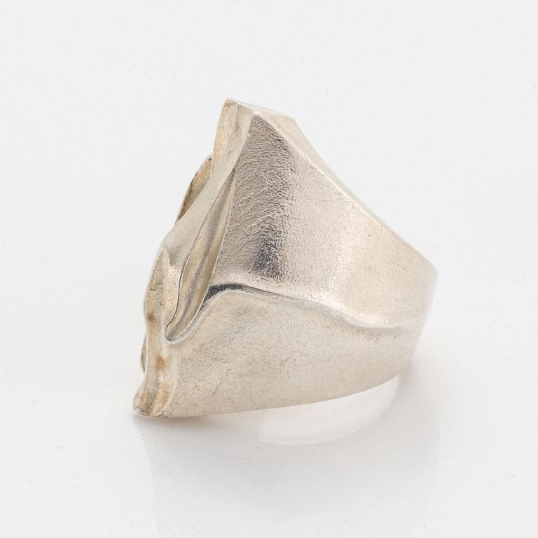 Björn Weckström, ring "Erosion", sterlingsilver, Lapponia.