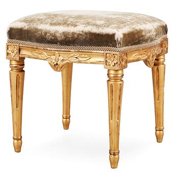 579. A Gustavian stool by J. Hammarström.