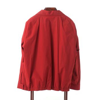 BURBERRY, a red cotton jacket.