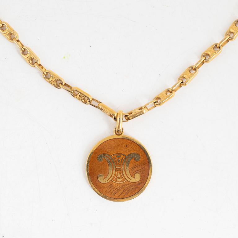 Céline, necklace with pendant, vintage.