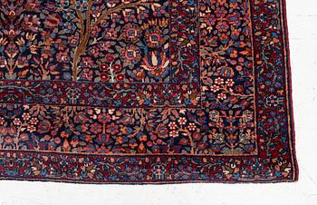 A semi-antique Yesd, south Yesd, c. 206 x 136 cm.