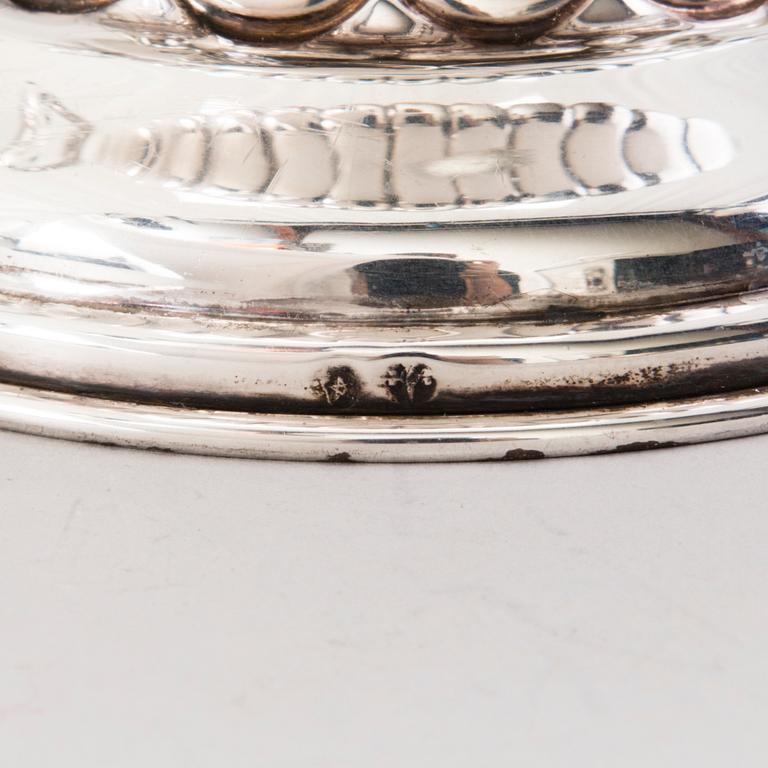 A Spanish footed silver bowl, 20th Century.