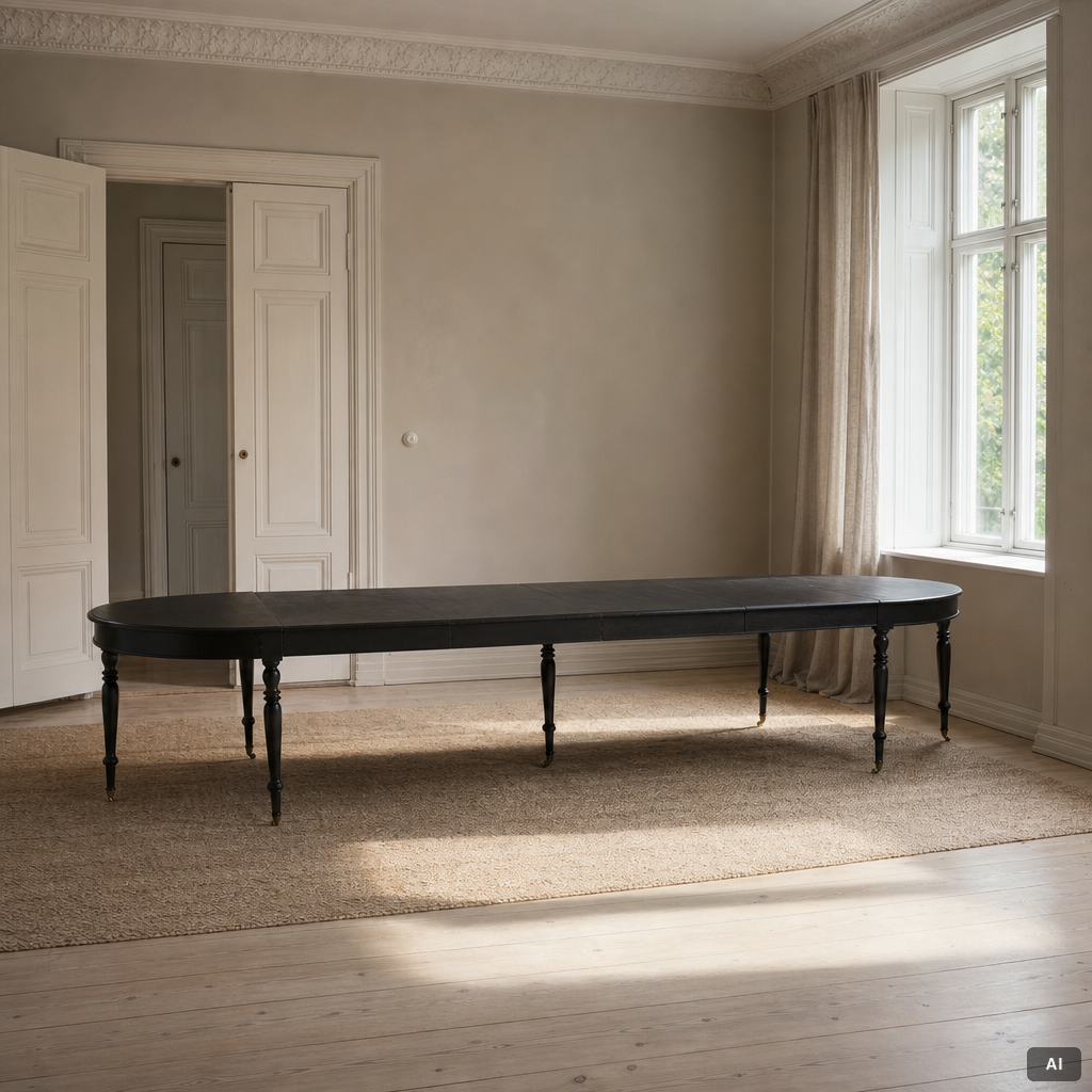 Dining table, second half of the 19th century.