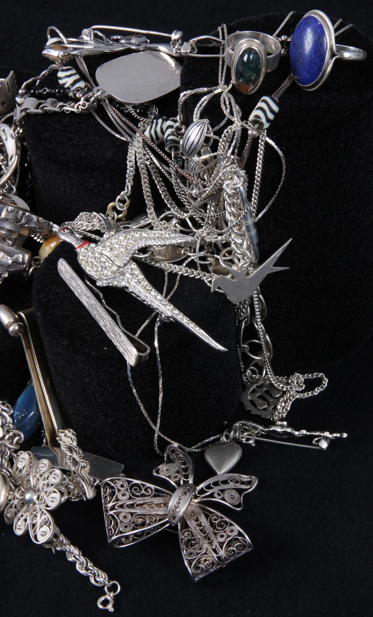 PARTI SILVER, 68 delar, ca 970 g.